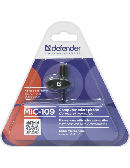 MIC-109 - MICROFONO PER PC, 1,8M MIC-109 - MICROFONO PER PC, 1,8M