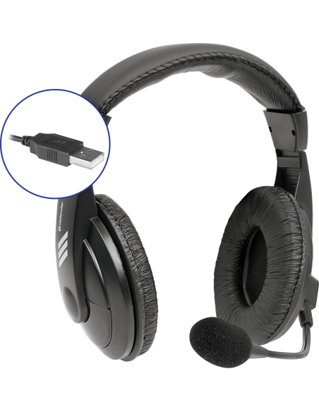 GRYPHONE 750U, CUFFIE con microfono, USB