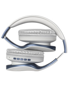 FREEMOTION B525, wireless stereo headset, bianco/blue 2