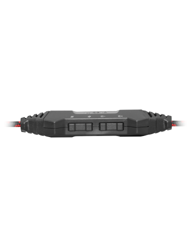 WARHEAD G-450 Cuffie Gaming con Microfono Nere/Rosso LED USB