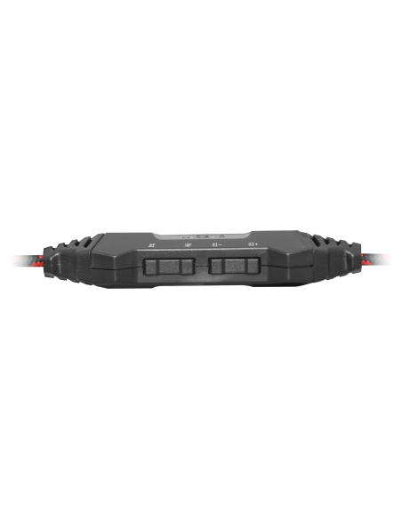 WARHEAD G-450 Cuffie Gaming con Microfono Nere/Rosso LED USB