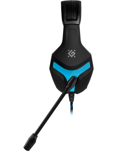 SCRAPPER 500, CUFFUIE GAMING CON MICROFONO, NERO/BLUE