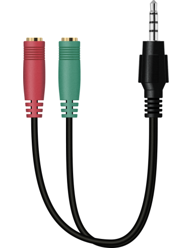 SCRAPPER 500, CUFFUIE GAMING CON MICROFONO, NERO/BLUE