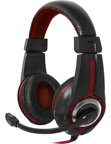 Warhead G-185, microphone, black and red, (2x3.5)mm jack