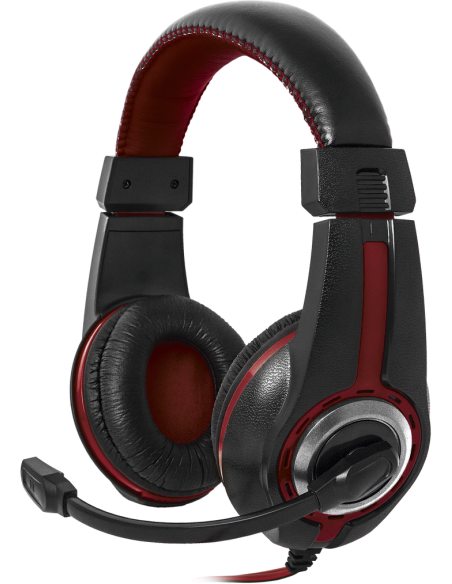 Warhead G-185, microphone, black and red, (2x3.5)mm jack