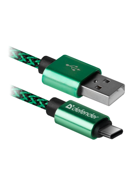 1,00 mt USB - USB-C, VERDE 1,00 mt USB - USB-C, VERDE