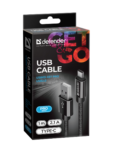 1,00 mt USB - USB-C, NERO