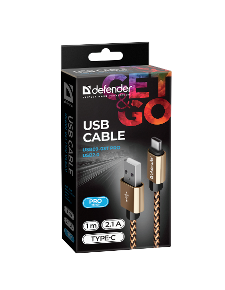 1,00 mt USB - USB-C ORO 1,00 mt USB - USB-C ORO