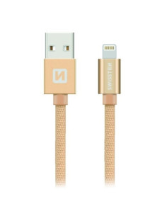 2,00 mt Lightning DATA CABLE Tessuto Gold 2