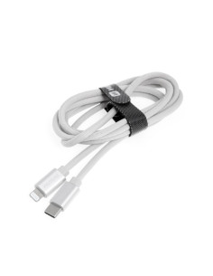 1,20 mt USB-C LIGHTNING Tessuto Bianco 2