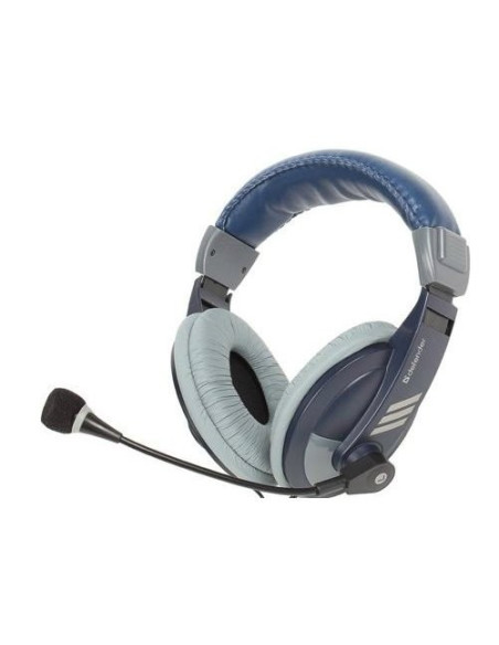 GRYPHONE 750, CUFFIE CON MICROFONO, BLUE/BIANCO